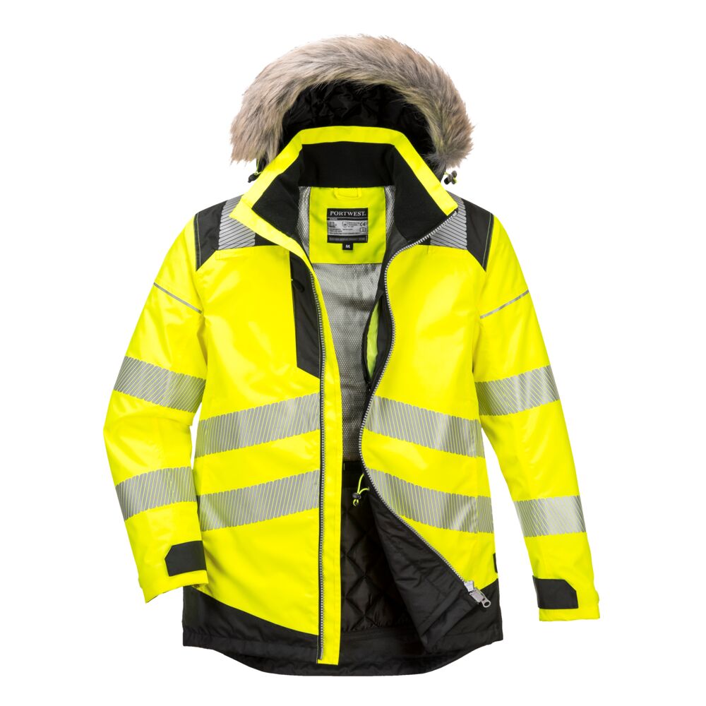 PW369 - PW3 Hi-Vis Vinter Parkas Jacka