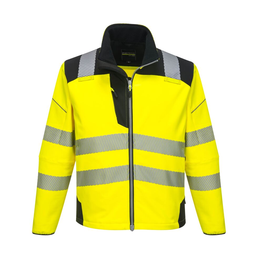 T402 - PW3 Hi-Vis softshell Jacka